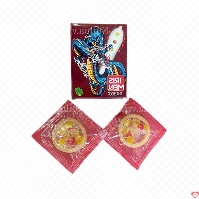 Bao cao su Iris Men 9 bi lớn hộp 2c, an toàn, siêu thoải mái 