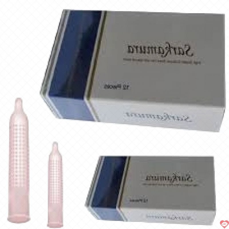 Sarkamura Charm 12 chiếc Bao cao su gai Nhật mỏng nhẹ an toàn 
