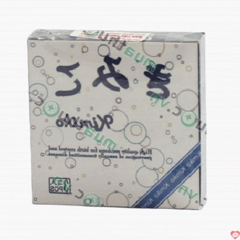 Bao cao su Kimiko mỏng an toàn cao cấp hộp 3 chiếc Nhật 
