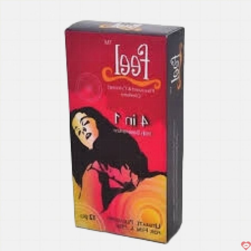 Bao cao su gân gai Feel 4 in 1 kéo dài thời gian siêu bền 