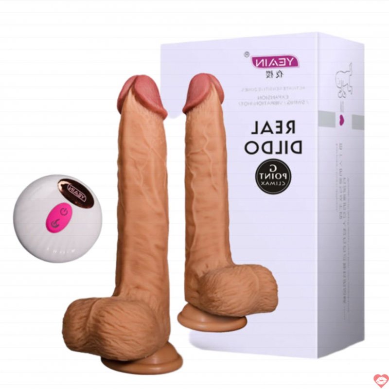 Dương Vật Giả Yeain Real Dildo Gắn Tường Điều Khiển Remote
