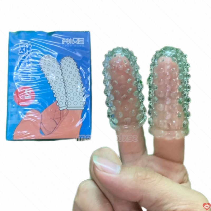 Bao đôn gai 2 ngón silicon mềm mại kích thích gợi cảm 