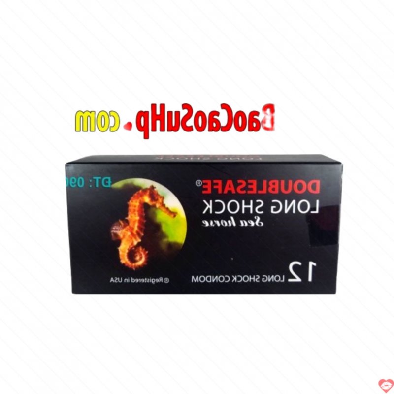 Bao cao su cá ngựa Double Longshock chống xuất tinh sớm kéo dài yêu 