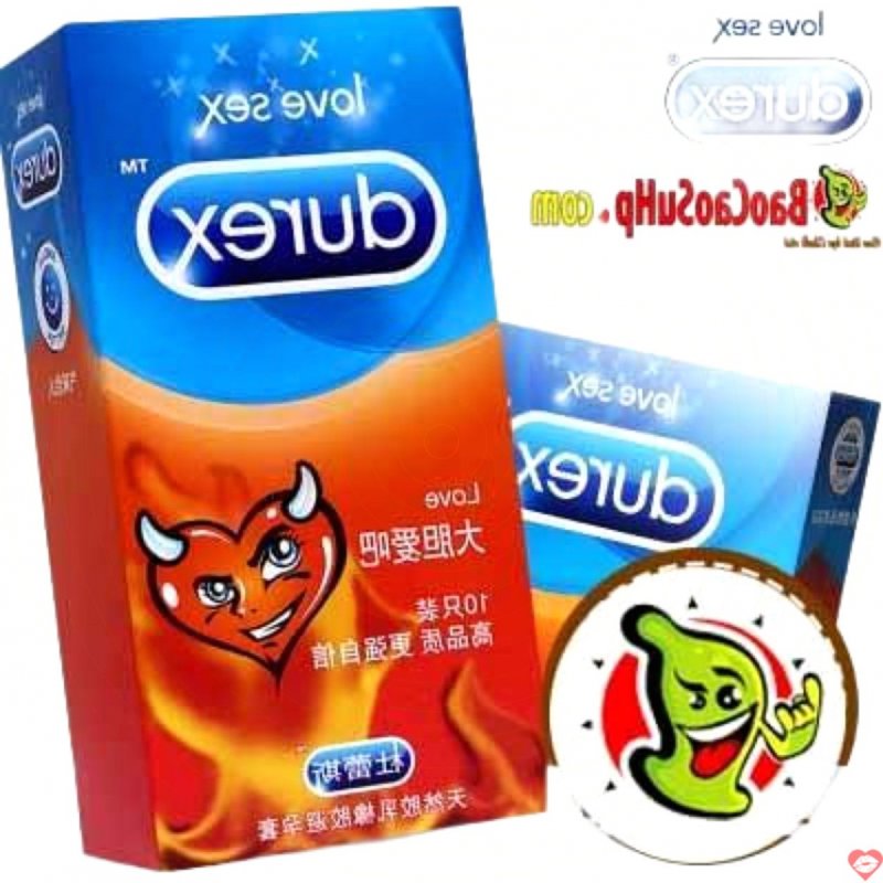 Bao cao su Durex Love gai gân 12 chiếc an toàn thoải mái 