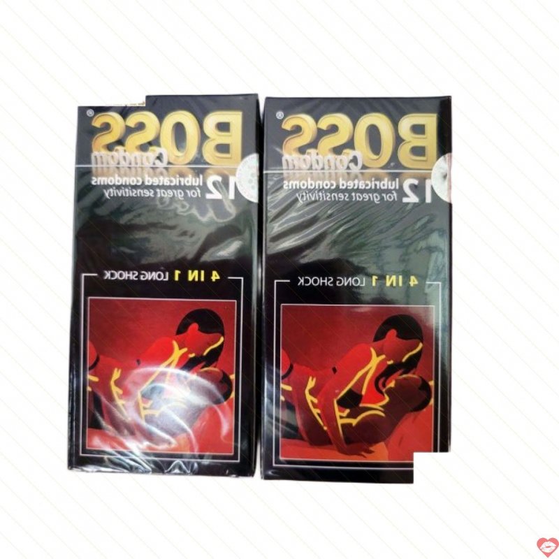 Bao cao su Boss 4in1 gân gai kéo dài tăng khoái cảm siêu bền 