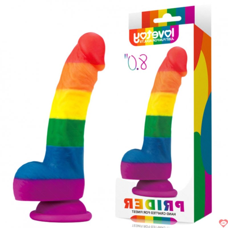 Dương Vật Giả Gắn Tường LoveToy Prider 8″