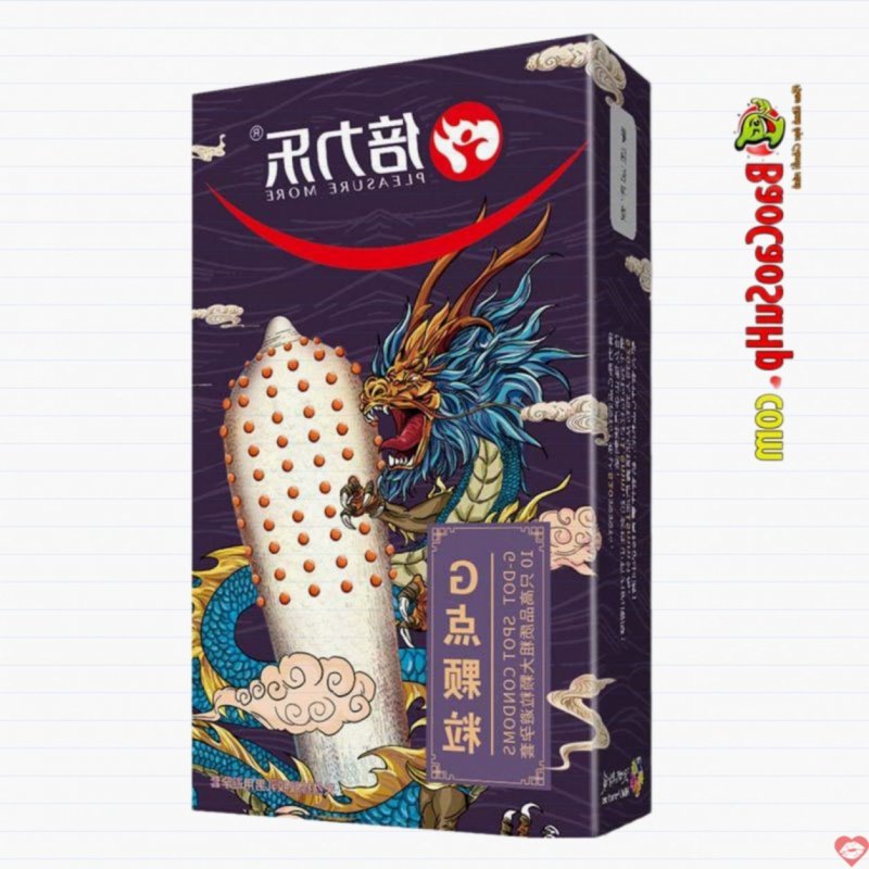 Bao cao su gai Blue Dragon siêu to bền dẻo kích thích đa điểm G 