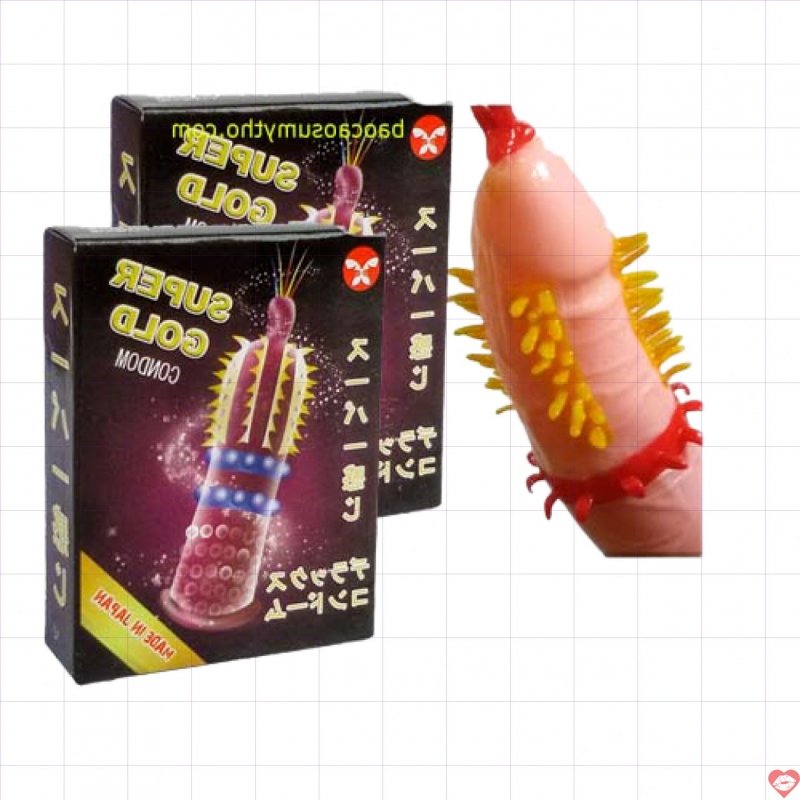 Bao Su Gai Bi Râu Super Gold Nhật Bản Tăng Khoái Cảm, Mềm Mại 