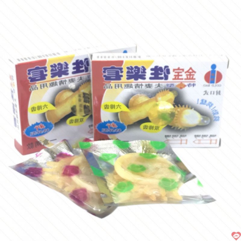 Bao cao su gân gai râu Gold Bao kích thích cực mạnh 