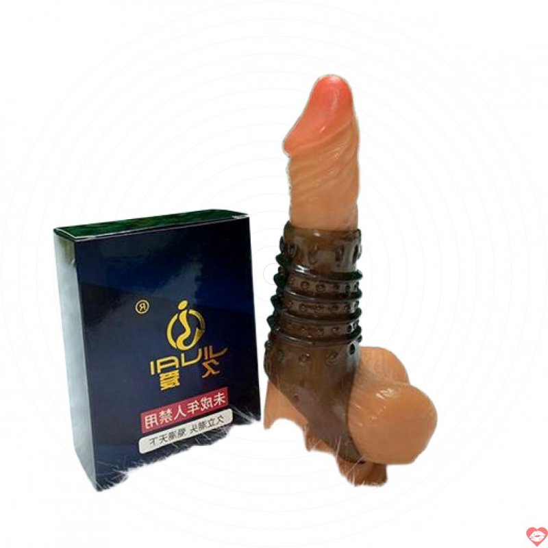 Bao đôn dương vật JIUAI cỡ vừa quai đeo tăng khoái cảm lâu dài 