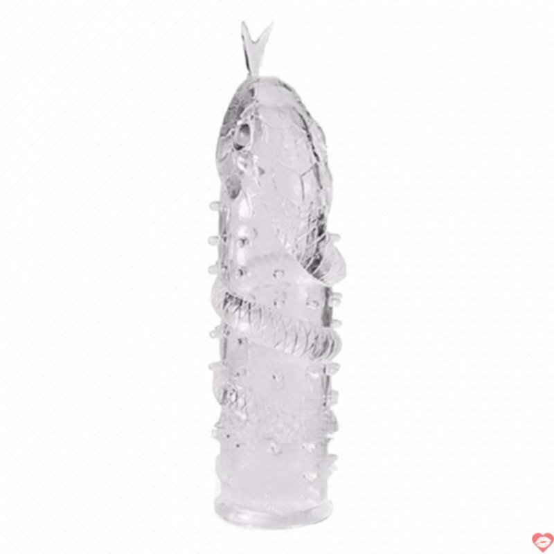 Baile Mãng Xà Bao cao su đôn dên silicon mềm kích thích 