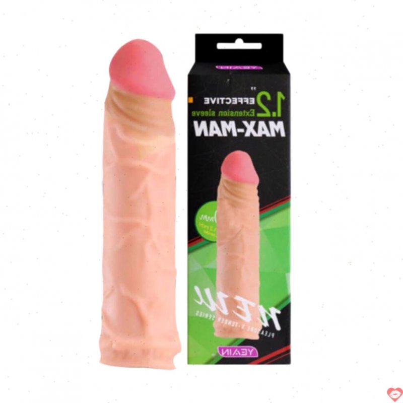 Bao cao su đôn dên Yeain Maxman silicon mềm mại tăng 5cm 