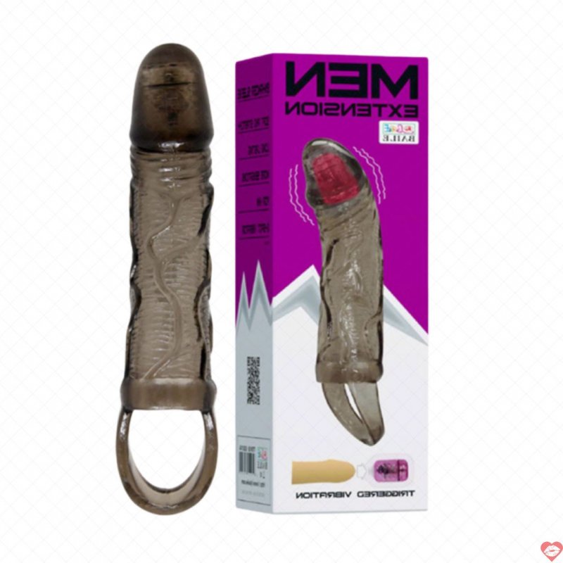 Bao cao su đôn dên rung Baile Men Extension tăng khoái cảm 