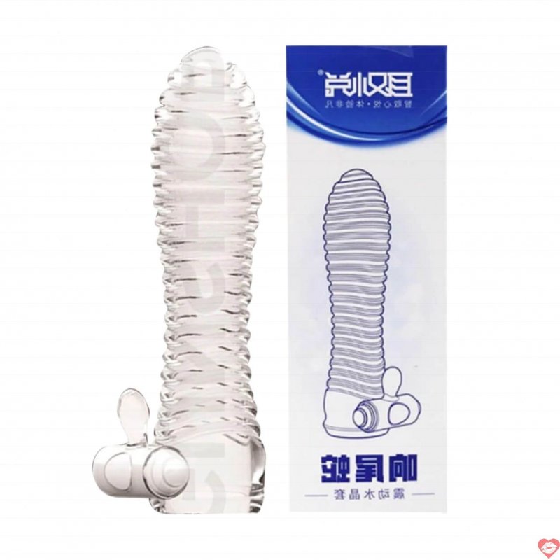 Bao cao su đôn dên rung Aichao xanh tăng khoái cảm 