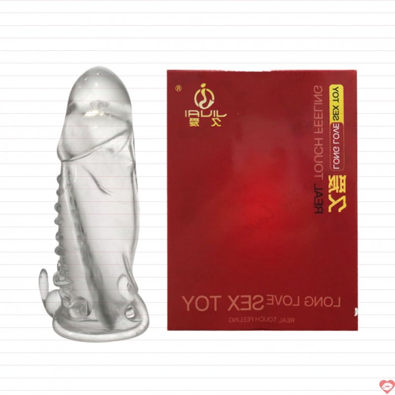 Bao cao su đôn dên rung Jiuai silicon cao cấp kích thích mạnh 
