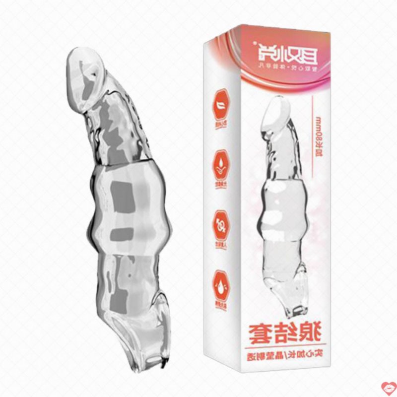 Bao cao su đôn dên Aichao Wolf Knot L kéo dài 80mm, kích thích mạnh 