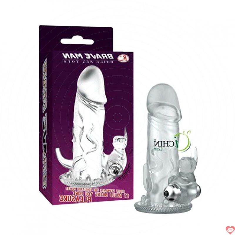 Bao cao su Brave Man đôn dên rung kích thích cực khoái tăng kích thước 
