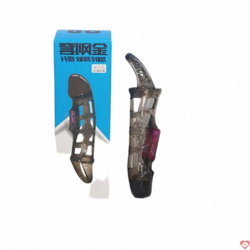 Bao cao su lưới Men Extension rung đôn dên tăng khoái cảm 