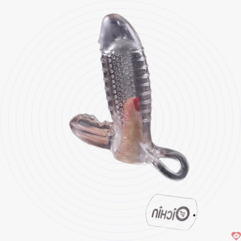 Bao cao su Manmiao Crystal Sleeve Delay tăng kích thước kích thích 