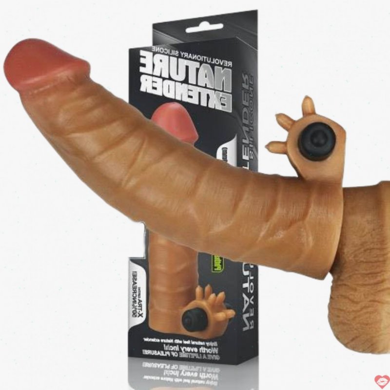 Bao Đôn Rung Lovetoy Extender Siêu Mềm Siêu Thật Kích Thích 
