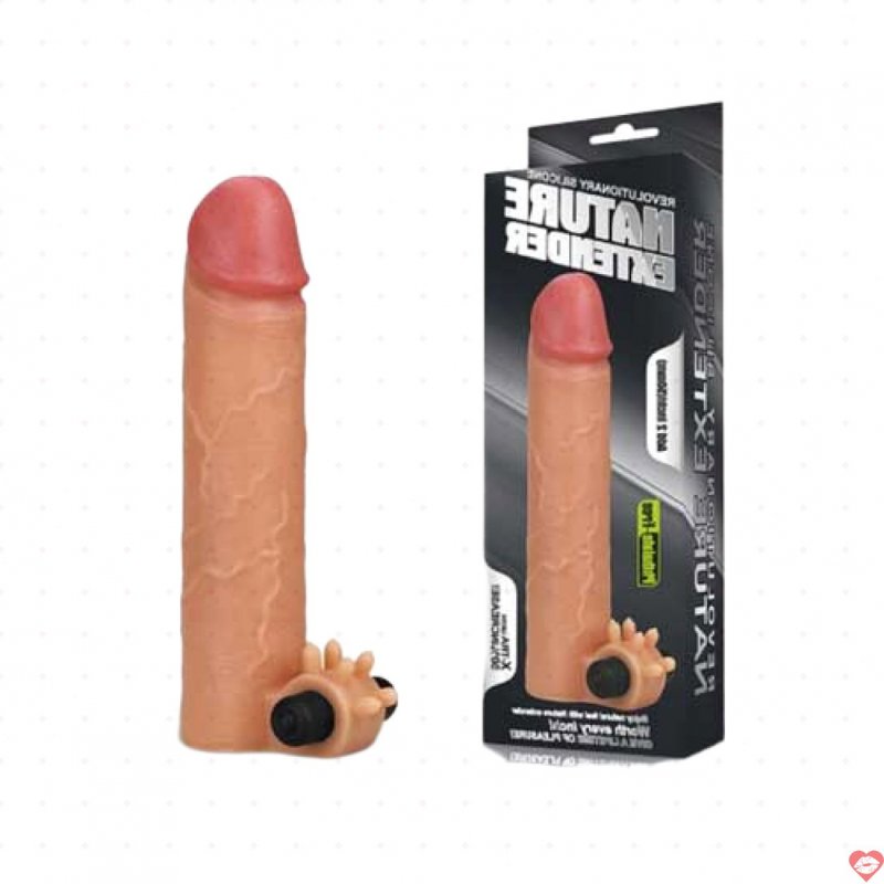 Bao đôn siêu mềm có rung Lovetoy Nature Extender