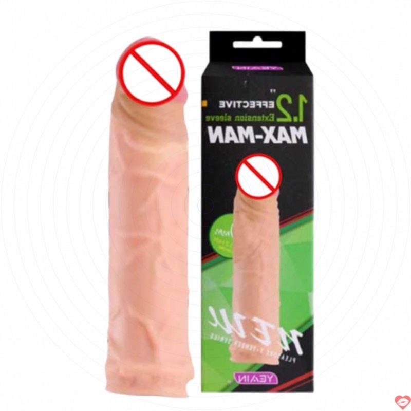 Bao Cao Su Đôn Dên Yeain Maxman Xanh Tăng 3cm – Siêu Mềm Mịn