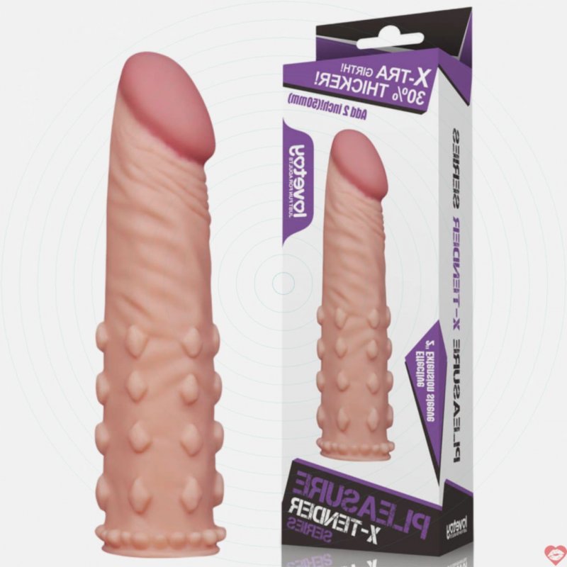 Bao cao su đôn dên Lovetoy Tăng 5cm có Gai