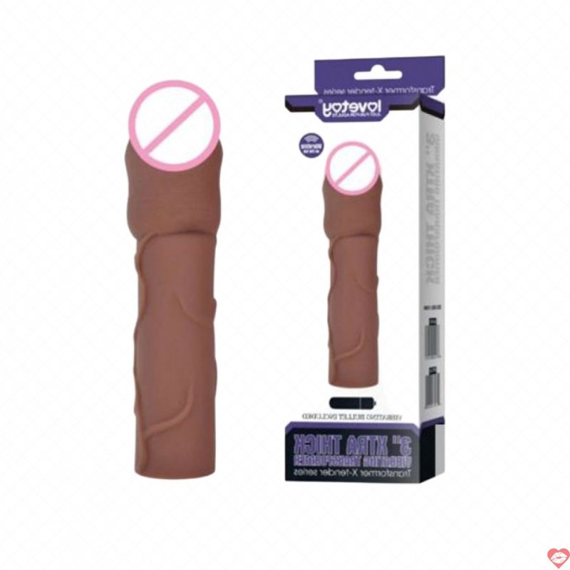 Bao cao su đôn dên 6cm Lovetoy có rung ở đầu