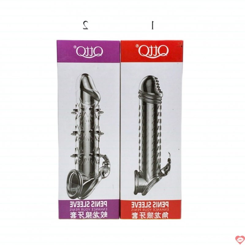 Bcs donzen gân gai có quai đeo QttO Penis Sleeve