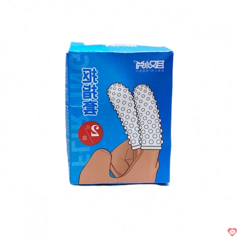 Bao Cao Su Đôn Dên Ngón Tay Có Gai Aichao - hộp 2 cái