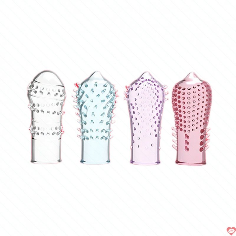 Bộ 04 bao đôn dên silicon siêu gai - chơi bao sướng