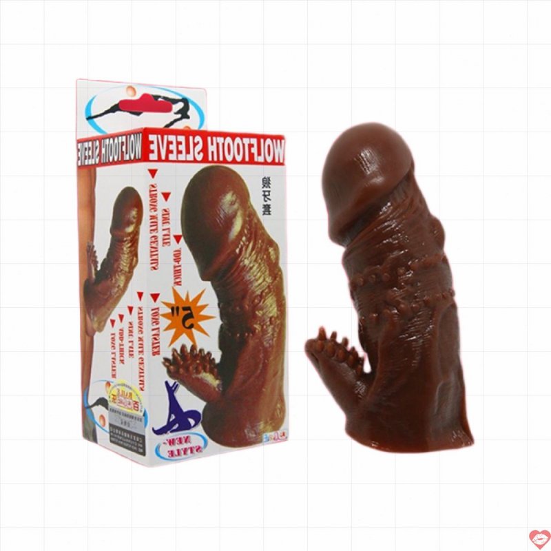 Bao cao su đôn dên siêu mềm Wolftooth Sleeve có nhánh