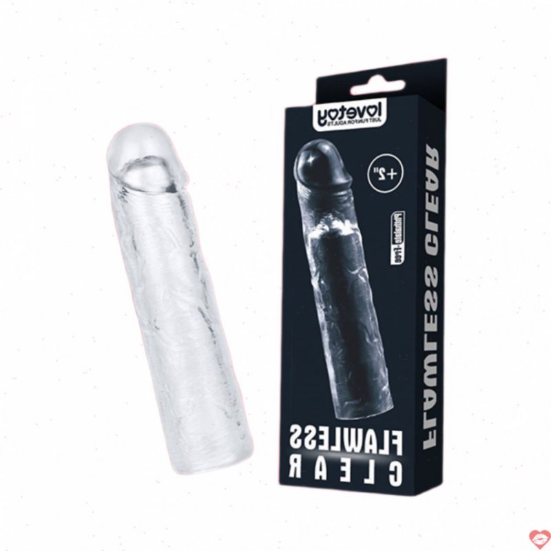 Bao cao su đôn dên trong suốt Lovetoy dài thêm 5cm