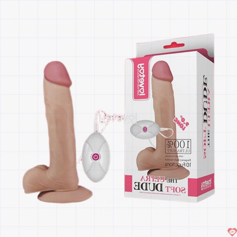 Dương vật giả Lovetoy The Ultra Soft Dude 9inch siêu mềm