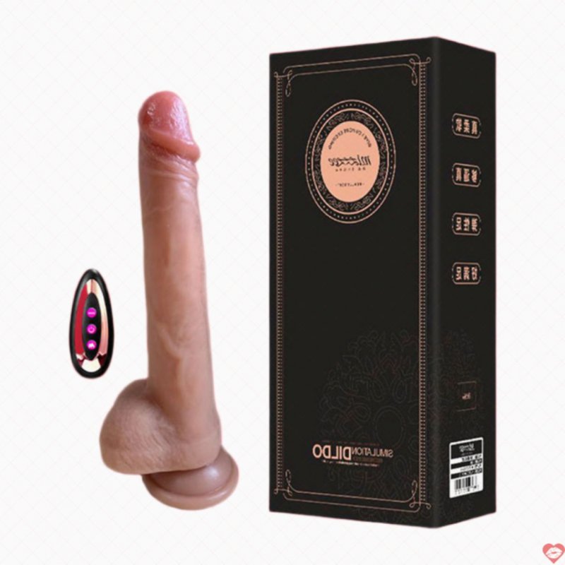 Dương vật hít tường Mizzzee rung thụt nhiệt điều khiển từ xa