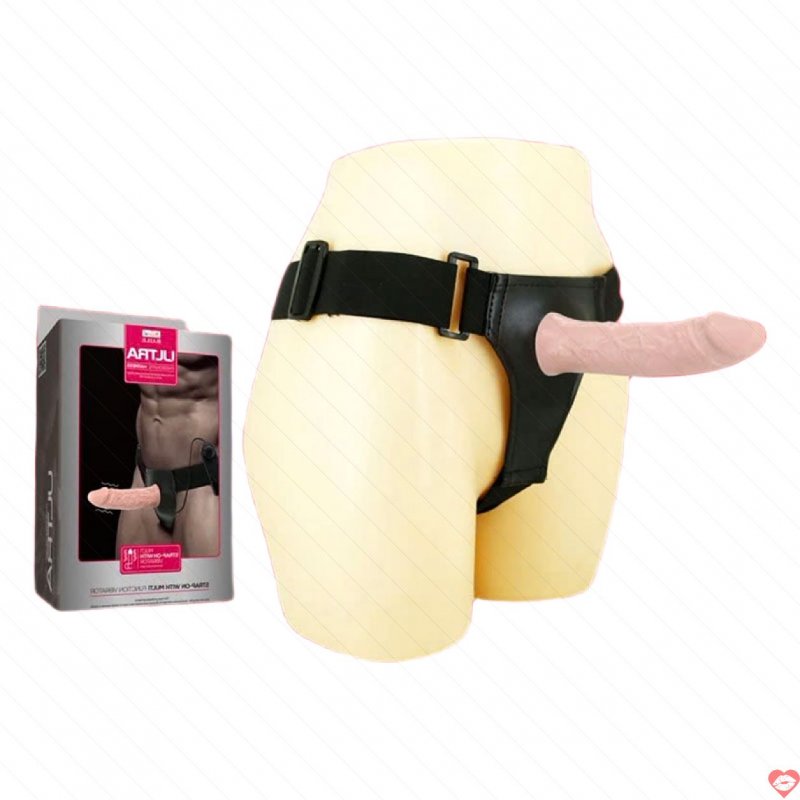 Dương vật giả dây đeo rỗng ruột Baile Ultra Passionate Harness có rung