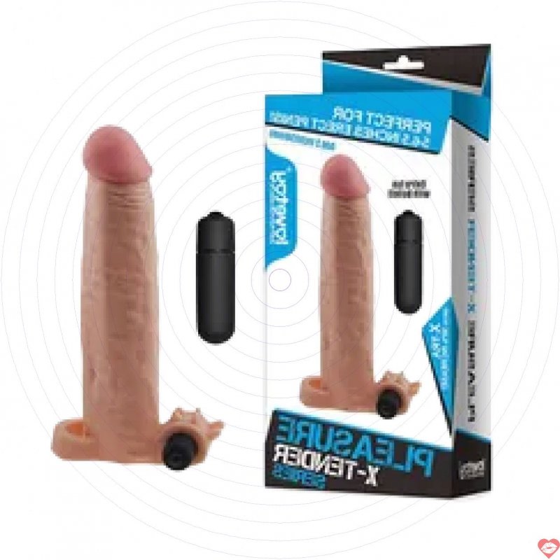 Bao Cao Su Đôn Dên Lovetoy X-Tender 1: Tăng Kích Thước Silicon Mềm Mịn Có Rung