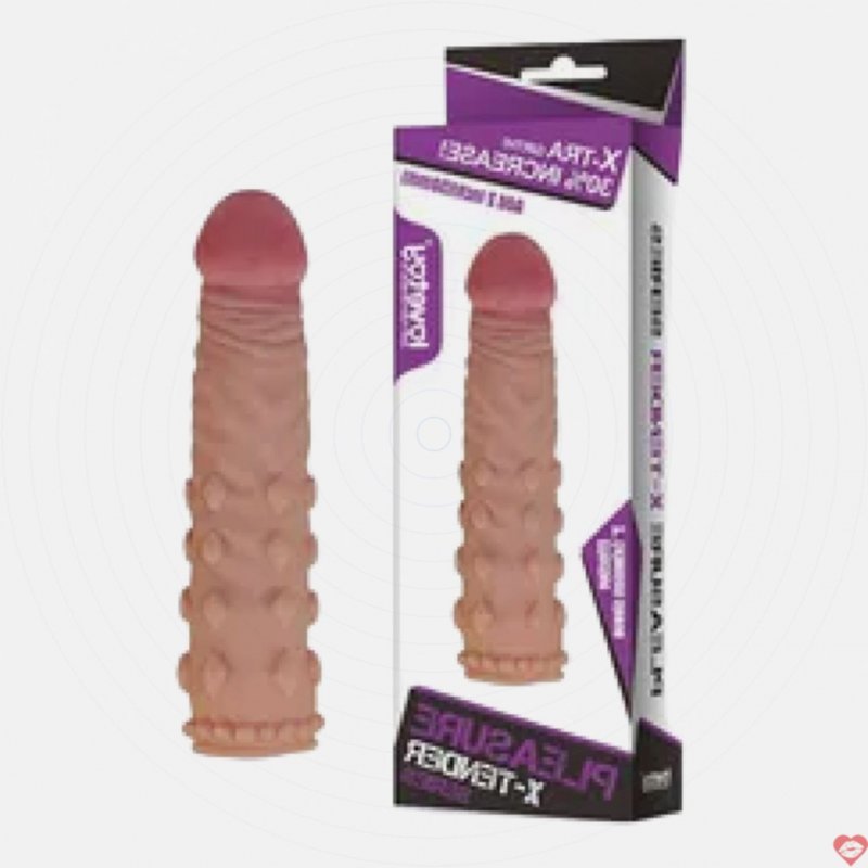 Bao Cao Su Đôn Dên LoveToy X-Tender 3 Nhiều Gai Silicon Mềm Mịn Tăng 3cm