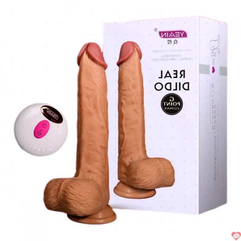 Dương vật giả Yeain Real Dildo rung xoay nhiệt ấm điều khiển từ xa