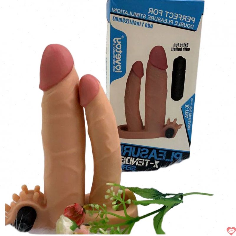 Bao Đôn dên Lovetoy Quai Đeo 2 Nhánh Có Rung BD22B