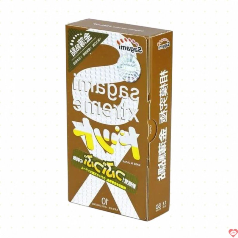 Bao Cao Su Sagami Xtreme Feel Up – Hộp 10 Chiếc Siêu Mỏng Có Gân Gai