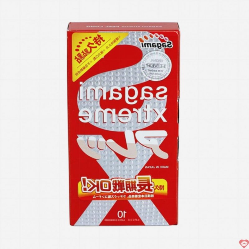 Bao Cao Su Sagami Xtreme Feel Long – Hộp 10 Chiếc Có Gai Kéo Dài Thời Gian