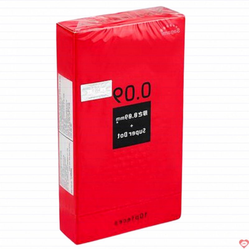 Bao Cao Su Sagami Super Dot 0.09 – Hộp 10 Chiếc Siêu Gai