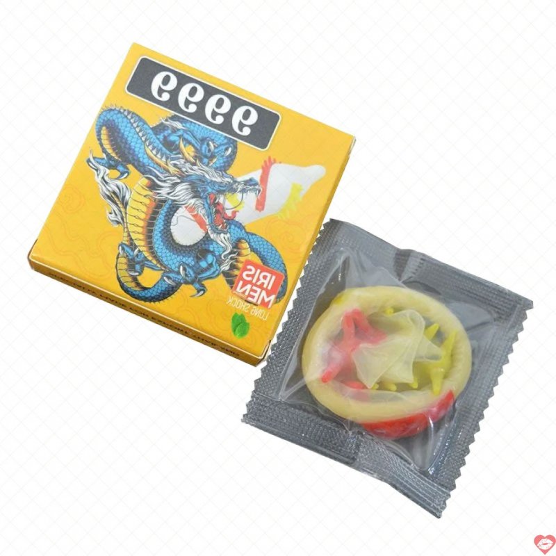 Bao Cao Su Iris Men 9999 Siêu Gai Kích Thích Hộp 2 Chiếc