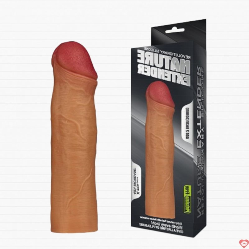 Bao Cao Su Đôn Dên 5cm Siêu Mềm Nature Extender Lovetoy
