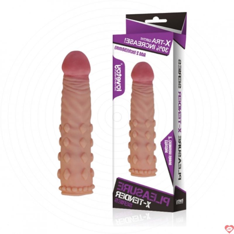 Bao Cao Su Đôn Dên 5cm Cao Cấp Pleasure X-Tender Series Lovetoy