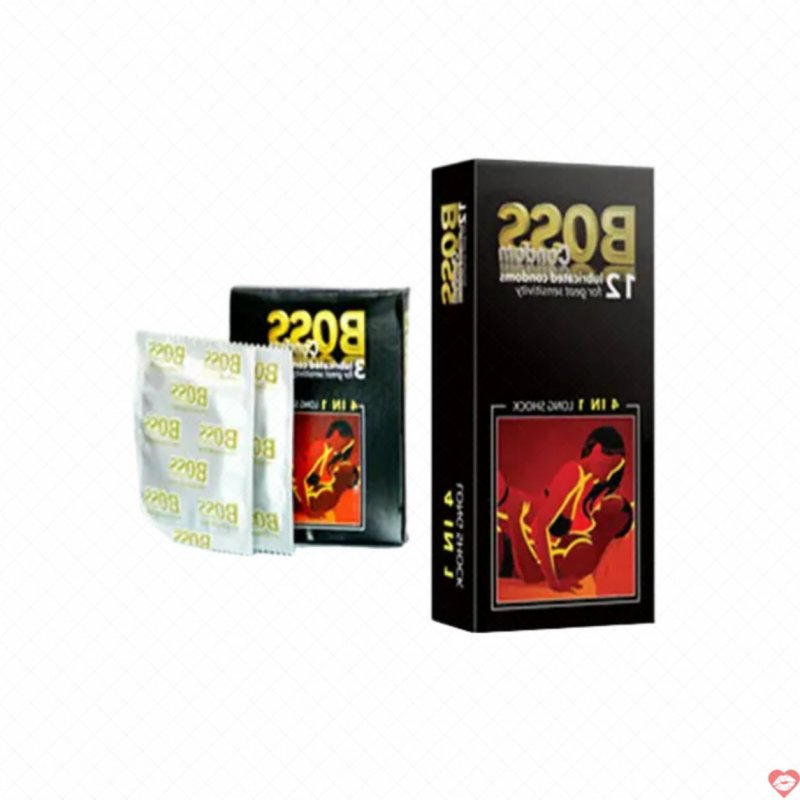 Bao Cao Su BOSS 4 in 1 Longshock