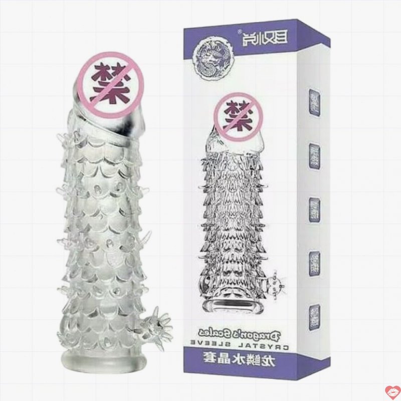 Bao Cao Su Aichao Đôn Dên Vẩy Cá Siêu Mềm Tăng Kích Thước
