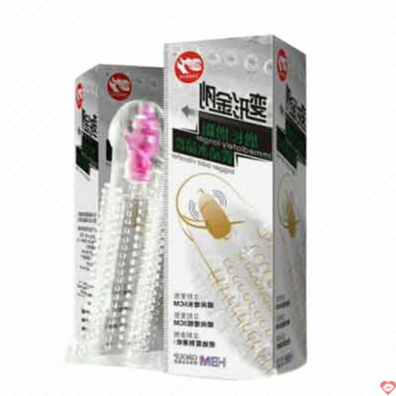 Bao cao su đôn dên siêu gai có rung ở đầu