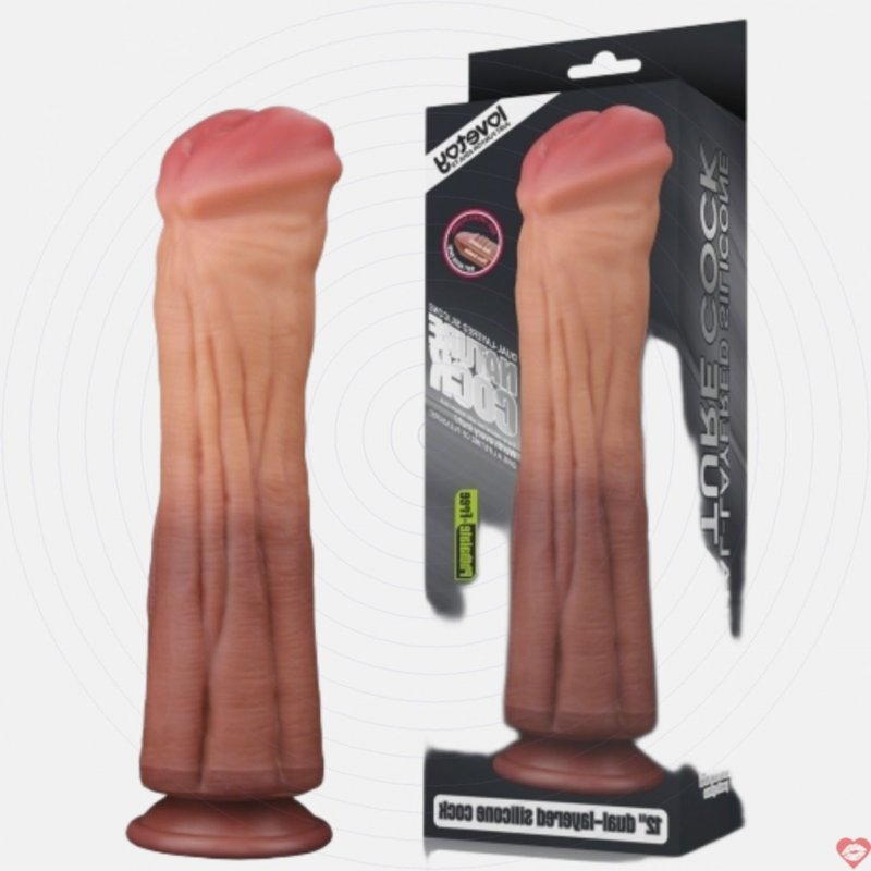 Dương vật giả siêu khủng Lovetoy Platinum Sillicon Cock 12.5